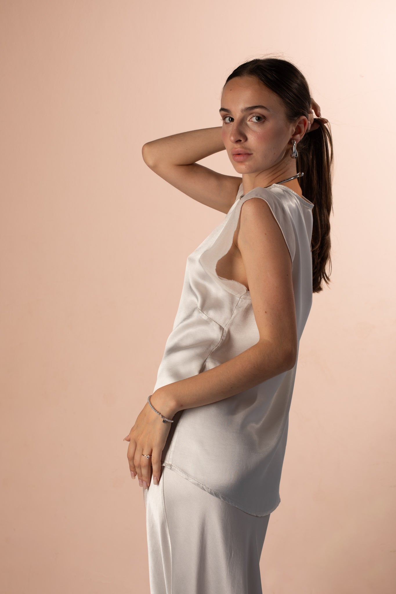 Pearl viscose top