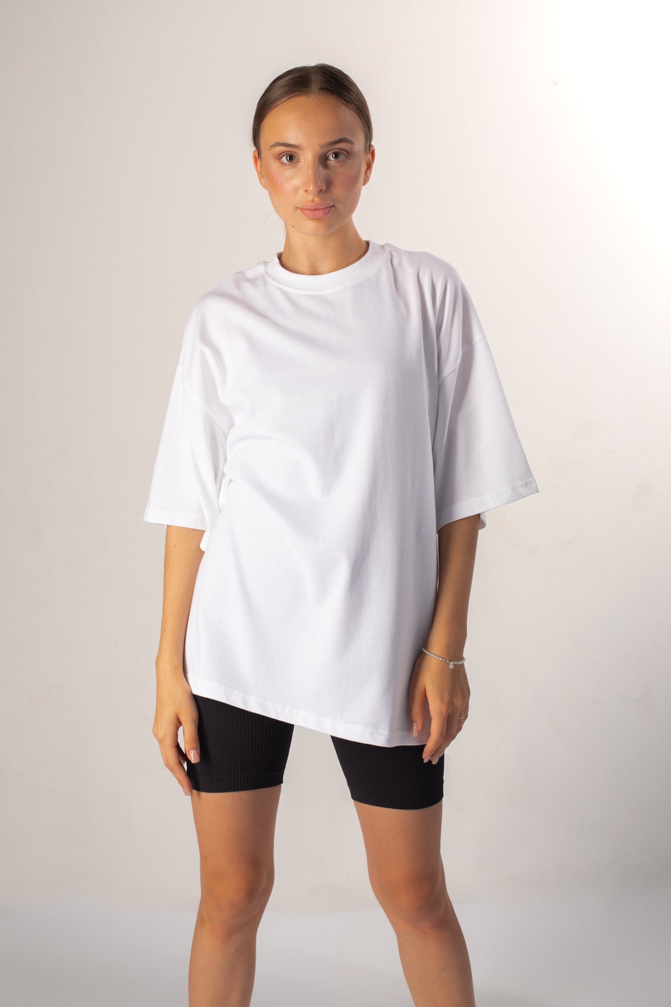 Organic cotton oversized white T-shirt